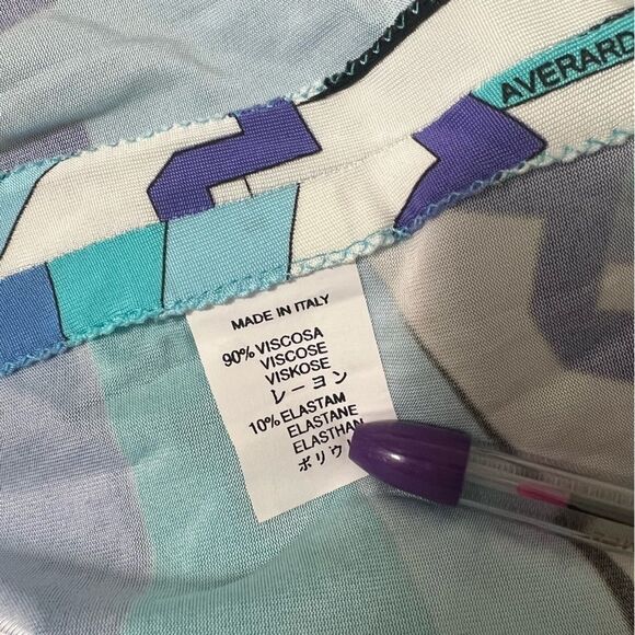 Retro 60s Shift Dress Size 6 Mediterranean Italian Designer Averado Bessi - Picture 8 of 12